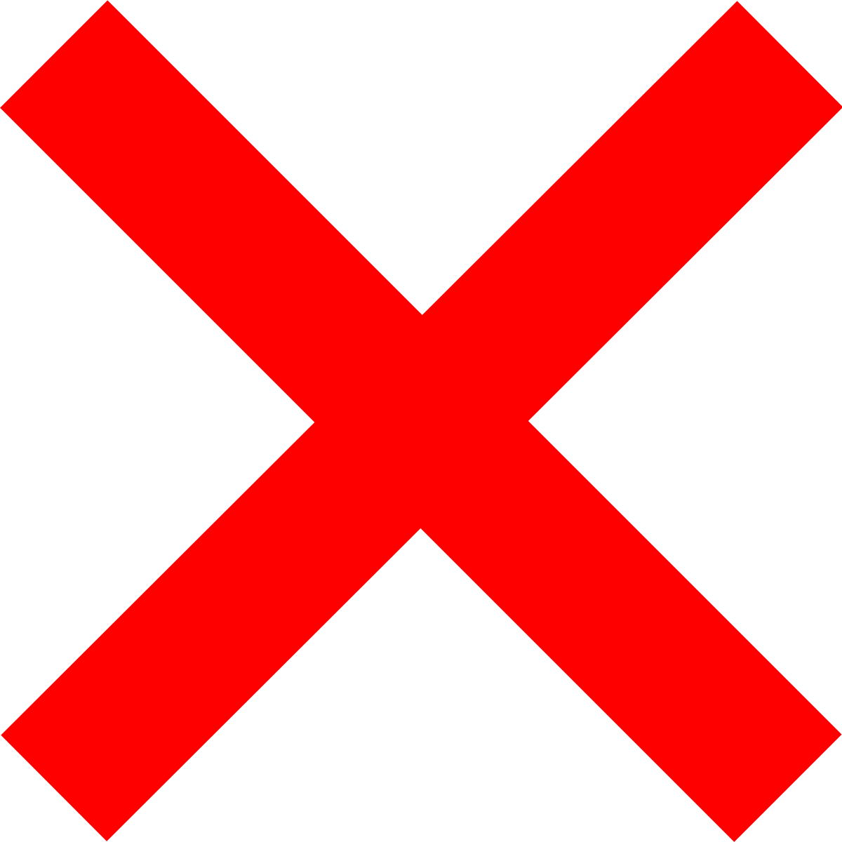 red x